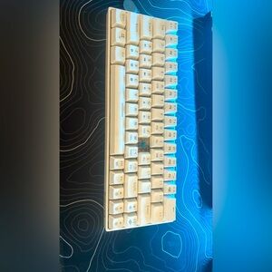 White mechanical keyboard